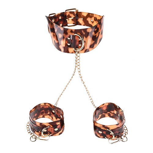 БДСМ комплект «Amber Neck and Wrist Restraint» 