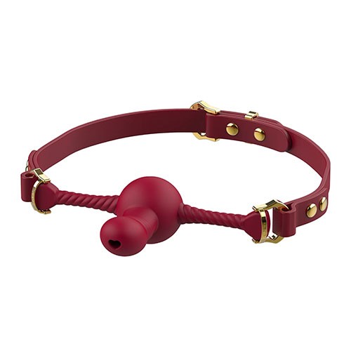 Красный кляп «Dildo-shaped Mouth Gag» от «UPKO» 