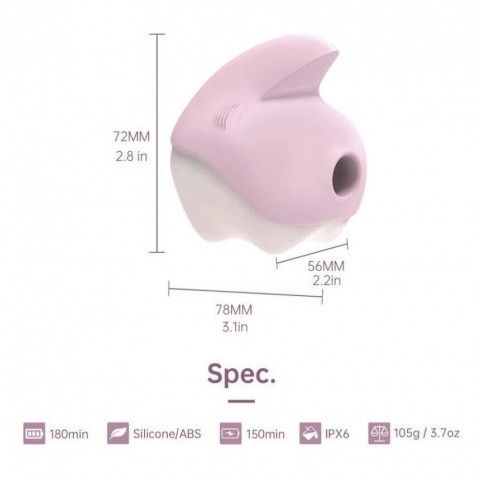 Лиловый вакуумный клиторальный стимулятор с вибрацией «Unicorn» от «MAGIC MOTION» Лиловый вакуумный клиторальный стимулятор с вибрацией «Unicorn» от «MAGIC MOTION»