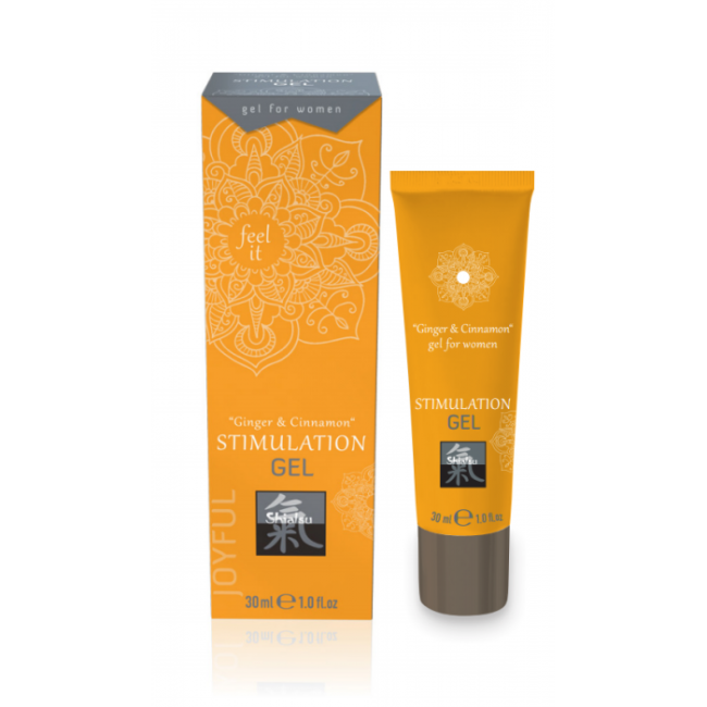 Cтимулирующий гель для женщин Shiatsu STIMULATION GEL Ginger & Cinnamon (30 ML)  Cтимулирующий гель для женщин Shiatsu STIMULATION GEL Ginger & Cinnamon (30 ML)