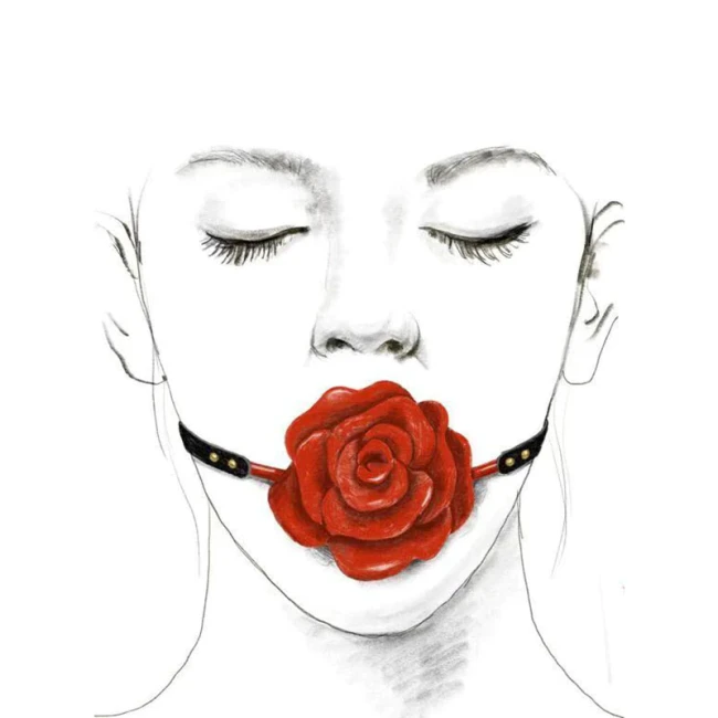 Кляп «Rose ball Gag» от «UPKO» 