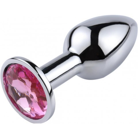 Маленькая металлическая анальная пробка с розовым кристаллом «Anal Pleasure» от «Alive» (S: 7х2,8 см) Маленькая металлическая анальная пробка с розовым кристаллом «Anal Pleasure» от «Alive» (S: 7х2,8 см)