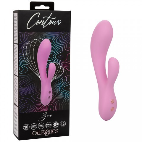 Вибратор-кролик ультрагибкий «Contour Zoie» от «CalExotics»