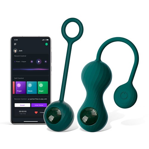 Набор вагинальных шариков «Magic Crystal Duo» от «MAGIC MOTION»