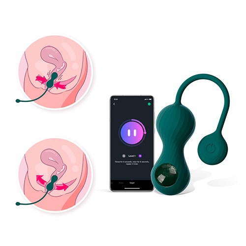 Набор вагинальных шариков «Magic Crystal Duo» от «MAGIC MOTION»