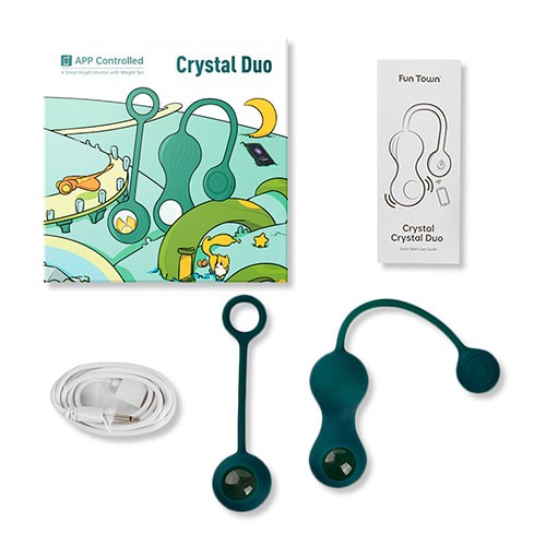 Набор вагинальных шариков «Magic Crystal Duo» от «MAGIC MOTION»