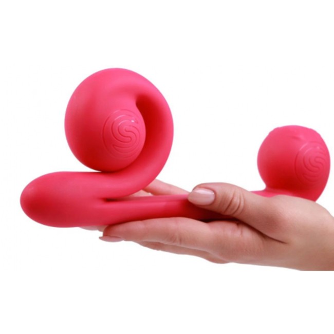 Вибромассажер для двойной стимуляции «Snail Vibe» от «SVibe» (розовый)
