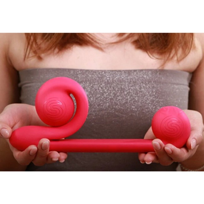 Вибромассажер для двойной стимуляции «Snail Vibe» от «SVibe» (розовый)
