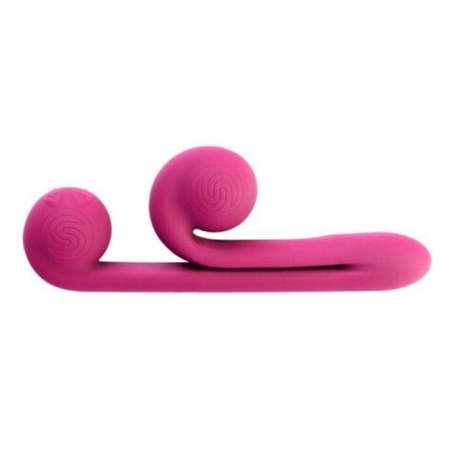 Вибромассажер для двойной стимуляции «Snail Vibe» от «SVibe» (розовый)