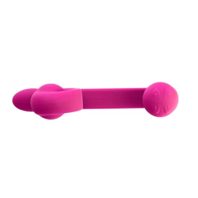 Вибромассажер для двойной стимуляции «Snail Vibe» от «SVibe» (розовый)