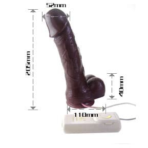 Вибратор реалистик черный