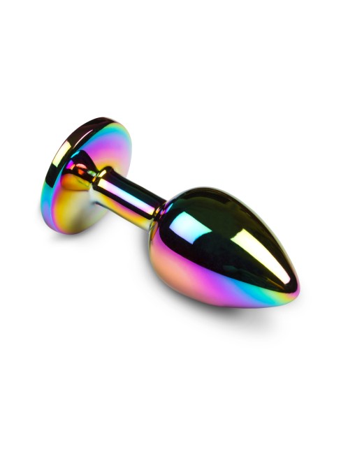 Маленькая пробка с круглым кончиком и кристаллом - 6 см Маленькая пробка с круглым кончиком и кристаллом - 6 см