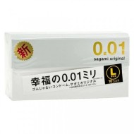 SAGAMI Original 001 полиуретановые L-Size (10 шт.)