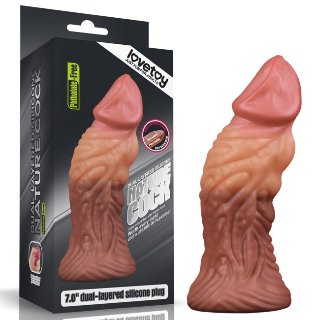 Фаллоимитатор «Platinum Silicone Plug 7.0» от «Lovetoy»  (16,5 см)