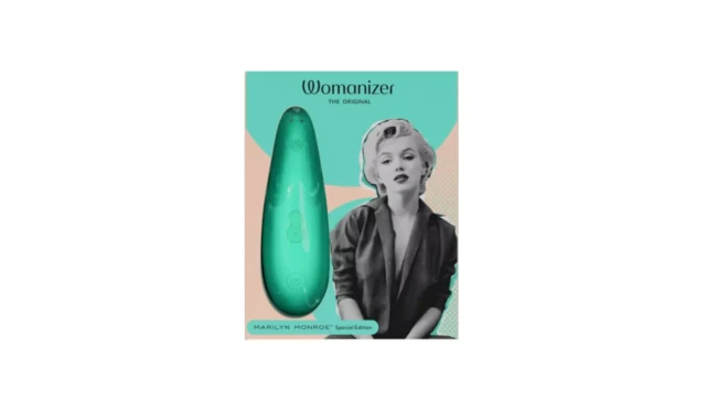 Клиторальный вакуумно-волновой массажер «Marilyn Monroe» от «Womanizer» Special Edition Клиторальный вакуумно-волновой массажер «Marilyn Monroe» от «Womanizer» Special Edition