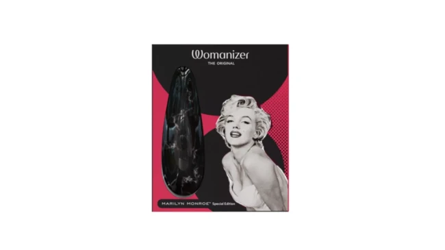 Клиторальный вакуумно-волновой массажер «Marilyn Monroe» от «Womanizer» Special Edition Клиторальный вакуумно-волновой массажер «Marilyn Monroe» от «Womanizer» Special Edition