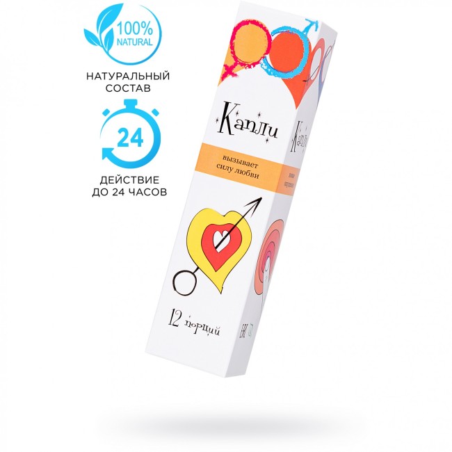 Многокомпонентные возбуждающие капли для женщин (12 порций) 