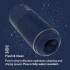 Синий мастурбатор с контролем всасывания «Pow Stroker» от «Arcwave» 