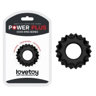 Чёрное эрекционное кольцо «POWER PLUS Cockring» от «Lovetoy»