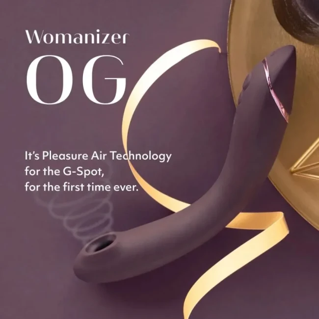 Стимулятор клитора и точки G «OG» от «Womanizer» c технологией Pleasure Air и вибрацией