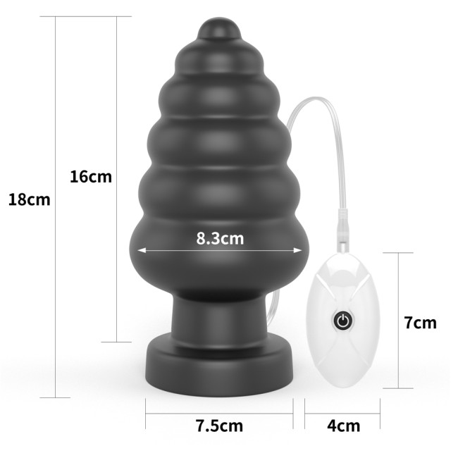 Анальная виброёлочка «King Sized 7"» от «Lovetoy» (16 см)  Анальная виброёлочка «King Sized 7"» от «Lovetoy» (16 см)