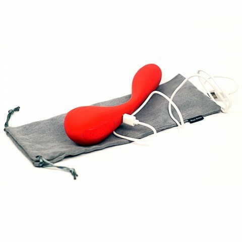 Вакуумный вагинально-клиторальный стимулятор «Bobi red» от «MAGIC MOTION»