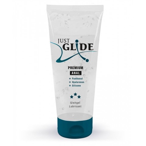 Анальная гель-смазка Just Glide Premium Anal с гиалуроновой кислотой и пантенолом (200 ML) 