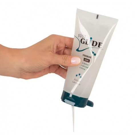 Анальная гель-смазка Just Glide Premium Anal с гиалуроновой кислотой и пантенолом (200 ML) 