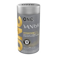 Сверхтонкие презервативы «ONE Vanish Hyperthin» (12 шт.) 