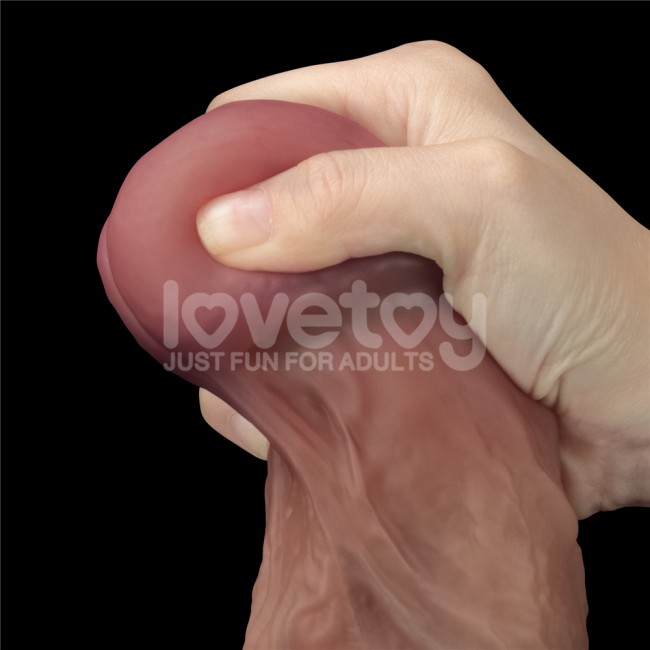 Реалистичный фаллоимитатор двухслойный «10.5'' Dual Layered Silicone Cock XXL» от «Lovetoy» (20 см) Реалистичный фаллоимитатор двухслойный «10.5'' Dual Layered Silicone Cock XXL» от «Lovetoy» (20 см)