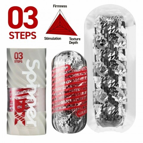 Многоразовый мастурбатор с эффектом вращения «SPINNER DX 03 STEPS» от «Tenga» Многоразовый мастурбатор с эффектом вращения «SPINNER DX 03 STEPS» от «Tenga»
