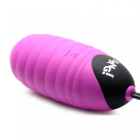 Ребристое виброяйцо с дистанционным управлением «Bang! 28X Ribbed Silicone Egg» Ребристое виброяйцо с дистанционным управлением «Bang! 28X Ribbed Silicone Egg»