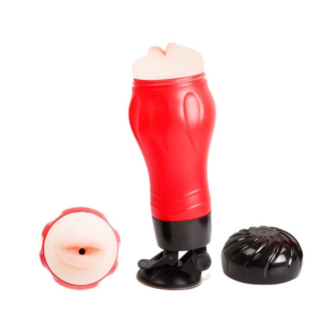 Мега-мастурбатор губки с вибрацией «Flora»