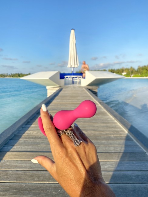 Умный тренажёр Кегеля «Gballs 3» App Petal Rose от «Gvibe» Умный тренажёр Кегеля «Gballs 3» App Petal Rose от «Gvibe»