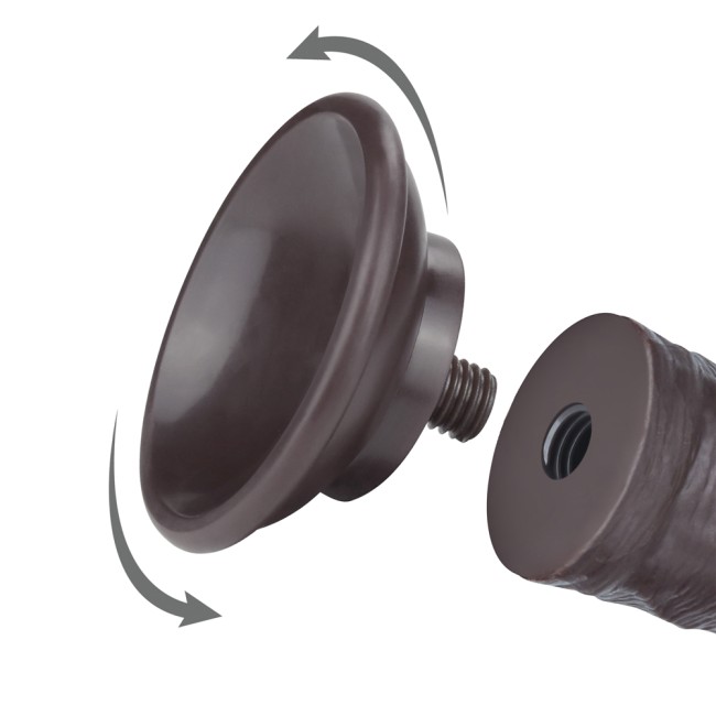 Чёрный фаллоимитатор с подвижной кожей Sliding-Skin Dual Layer Dong (18 см) Чёрный фаллоимитатор с подвижной кожей Sliding-Skin Dual Layer Dong (18 см)