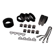 Набор для бондажа «LOCKINK 8-Bondage-Straps Restraint Set» от «LOCKINK»