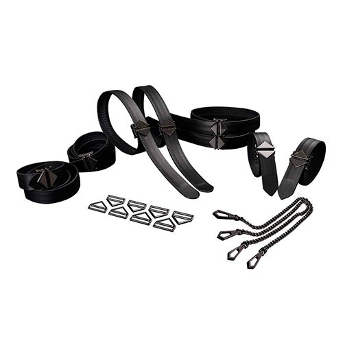 Набор для бондажа «LOCKINK 8-Bondage-Straps Restraint Set» от «LOCKINK»