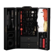 Чёрный набор БДСМ «All-in-1 BDSM Play Kit 2» от «LOCKINK»