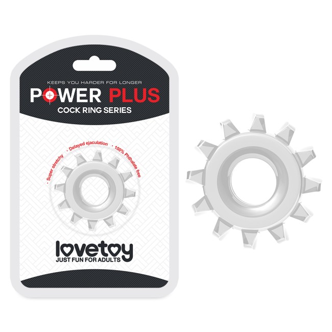 Эрекционное кольцо «POWER PLUS Cockring» от «Lovetoy» (прозрачное) Эрекционное кольцо «POWER PLUS Cockring» от «Lovetoy» (прозрачное)