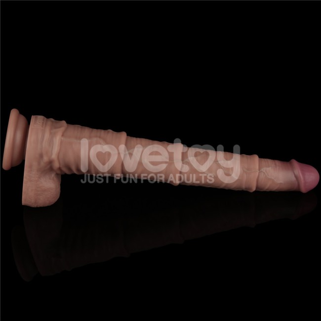 Светлый фаллоимитатор-реалистик с двойным покрытием «16'' Dual Layered Bendable Silicone Cock XXL» от «Lovetoy» (33,5 см) Светлый фаллоимитатор-реалистик с двойным покрытием «16'' Dual Layered Bendable Silicone Cock XXL» от «Lovetoy» (33,5 см)