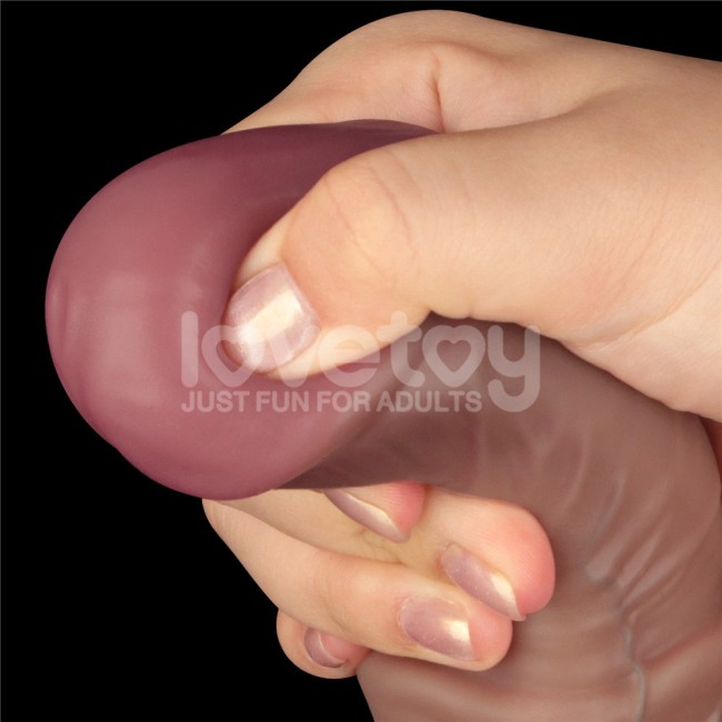 Светлый фаллоимитатор-реалистик с двойным покрытием «16'' Dual Layered Bendable Silicone Cock XXL» от «Lovetoy» (33,5 см) Светлый фаллоимитатор-реалистик с двойным покрытием «16'' Dual Layered Bendable Silicone Cock XXL» от «Lovetoy» (33,5 см)