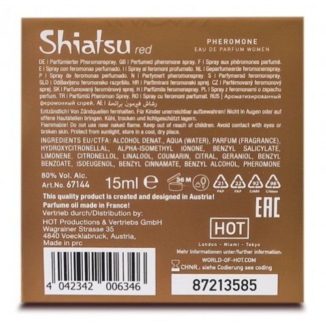 Женские духи с феромонами «Red» от «Shiatsu» (15 ML) Женские духи с феромонами «Red» от «Shiatsu» (15 ML)