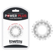Эрекционное кольцо прозрачного цвета «POWER PLUS Cockring» от «Lovetoy»