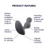Массажер простаты «Deep Diver» от «Satisfyer» (темно-серый) Массажер простаты «Deep Diver» от «Satisfyer» (темно-серый)