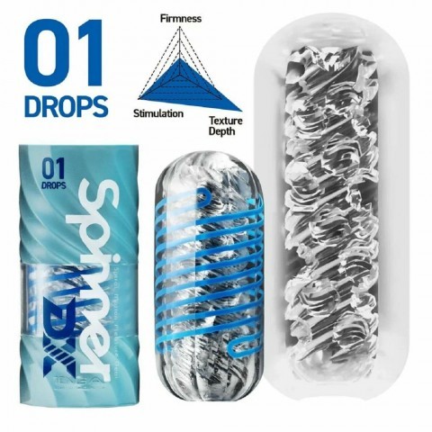 Многоразовый мастурбатор с эффектом вращения «SPINNER DX 01 DROPS» от «Tenga» Многоразовый мастурбатор с эффектом вращения «SPINNER DX 01 DROPS» от «Tenga»