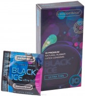 Презервативы Caution Wear Black Ice ультратонкие (10 шт.)