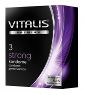 Презервативы с утолщенной стенкой VITALIS premium Strong (3 шт.)