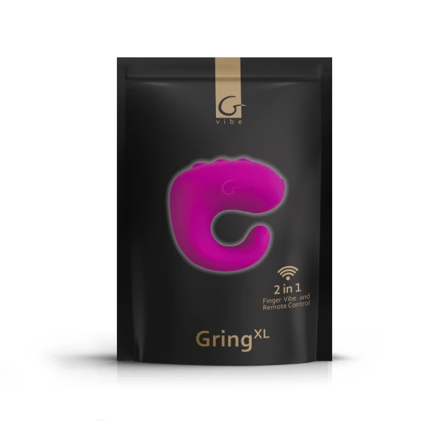 Вибратор на палец 2 в 1 «Gring XL» от «Gvibe» Вибратор на палец 2 в 1 «Gring XL» от «Gvibe»