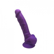Реалистичный фаллоимитатор на присоске Johnny Purple (17,6 см) 