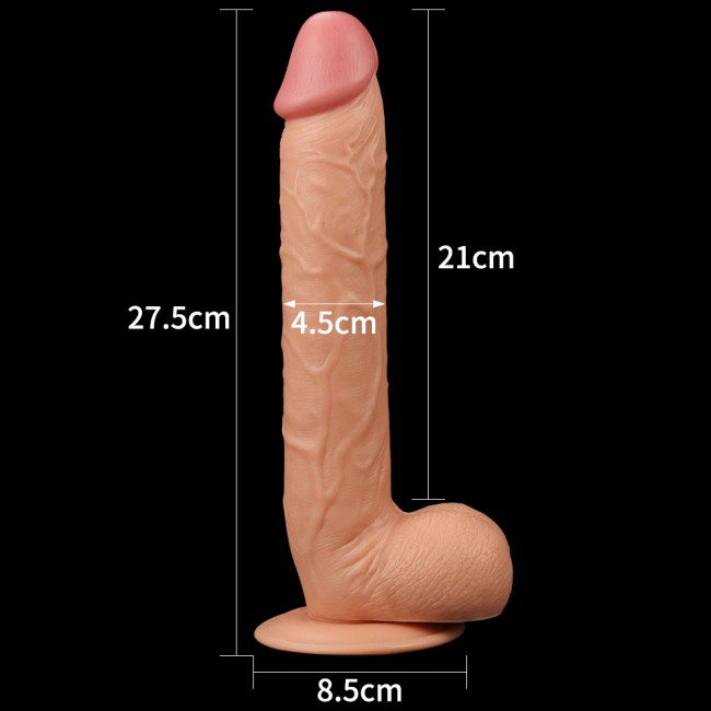 Фаллоимитатор на присоске «King-Sized Realistic Dildo» (22 см) Фаллоимитатор на присоске «King-Sized Realistic Dildo» (22 см)